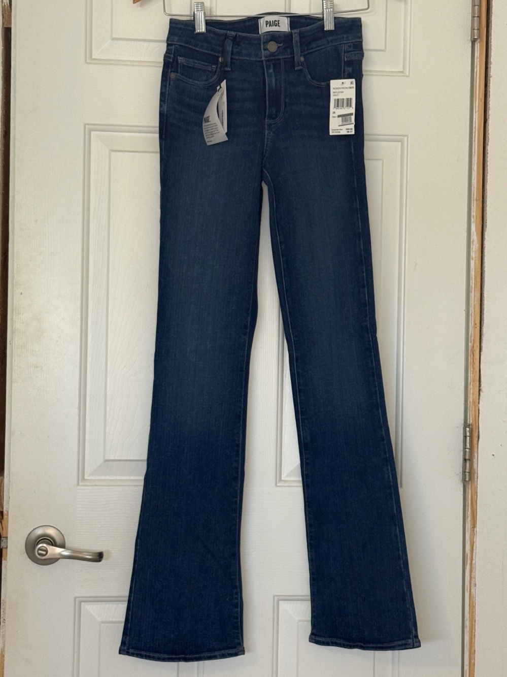 PAIGE Dark Indigo Flare Jeans